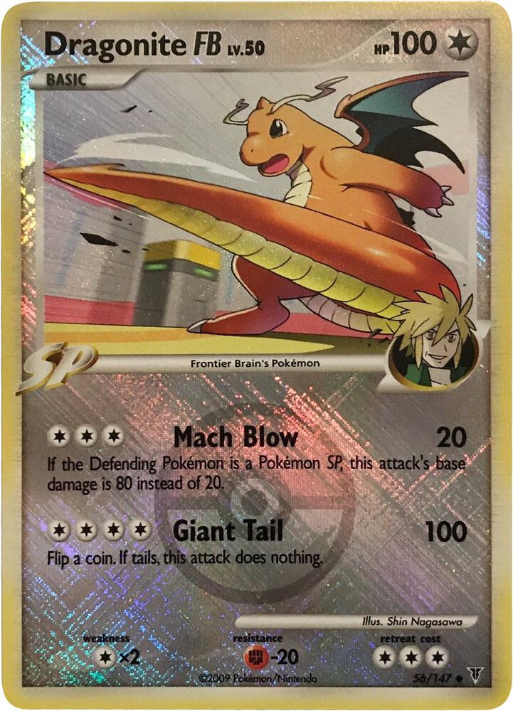 Dragonite FB - 56/147 (League Promo) 056/147 card from League & Championship Cards