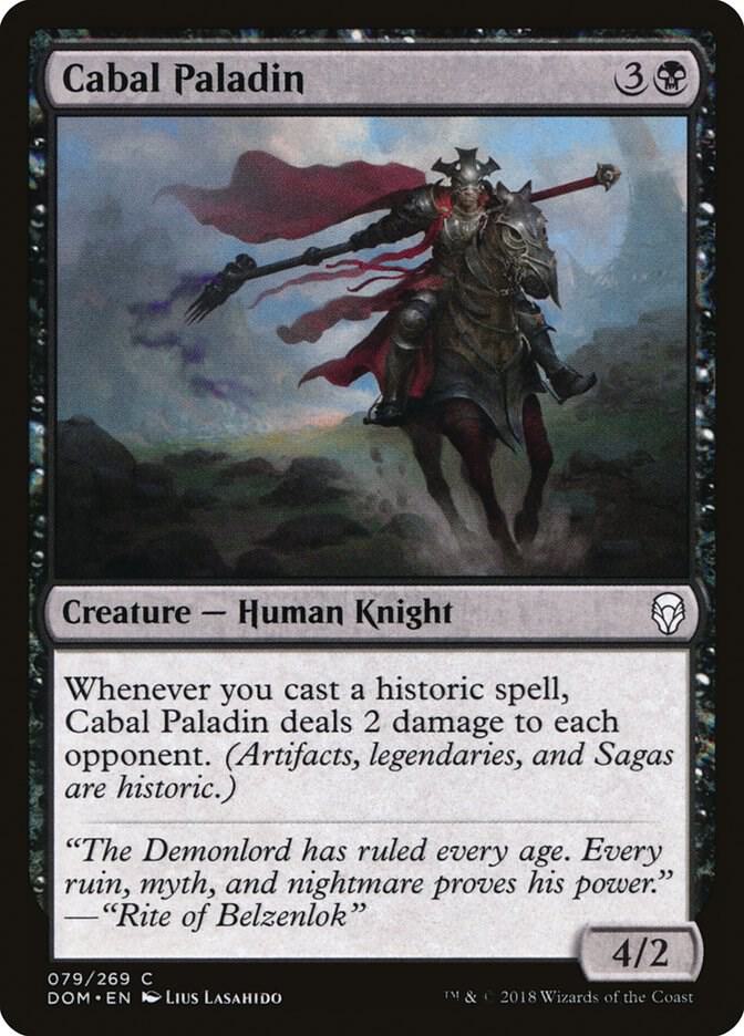 Cabal Paladin 79 card from Dominaria