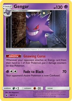 Gengar - 38/111 (Prerelease Kit Exclusive) 038/111 card from Deck Exclusives