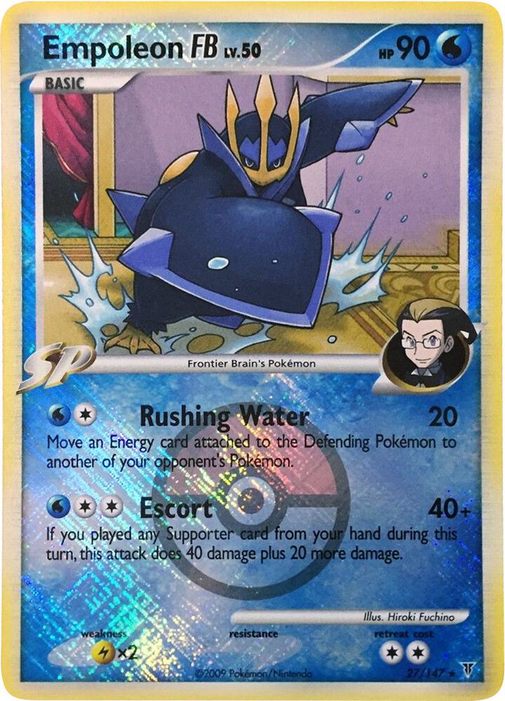 Empoleon FB - 27/147 (League Promo) 027/147 card from League & Championship Cards