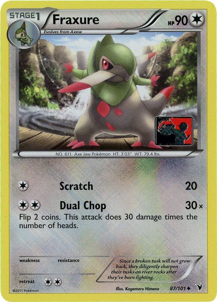Fraxure - 87/101 (League Promo) 087/101 card from League & Championship Cards