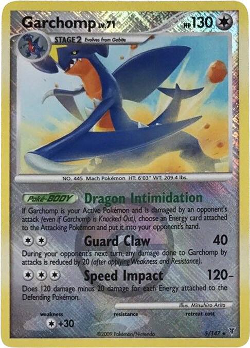 Garchomp - 5/147 (Championship Promo) 005/147 card from League & Championship Cards