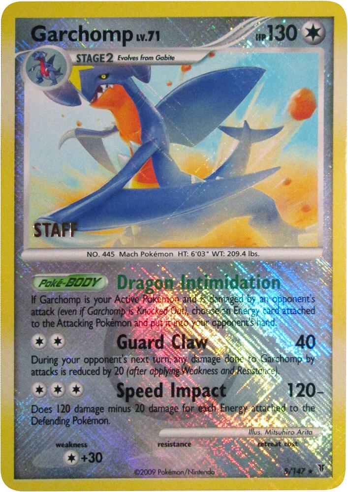 Garchomp - 5/147 (Championship Promo) [Staff] 005/147 card from League & Championship Cards