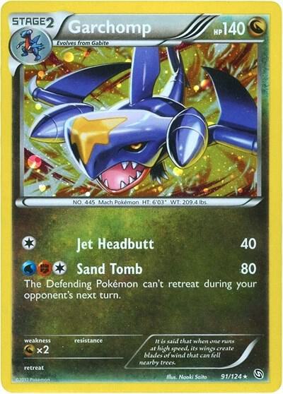 Garchomp - 91/124 (Cosmos Holo) 091/124 card from Blister Exclusives