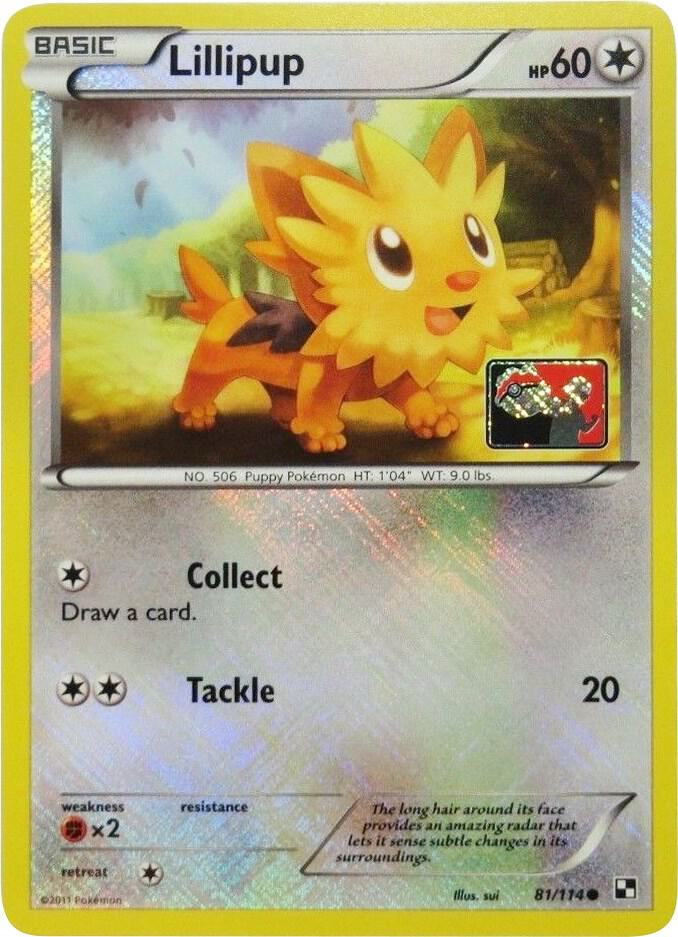 Lillipup - 81/114 (League Promo) 081/114 card from League & Championship Cards