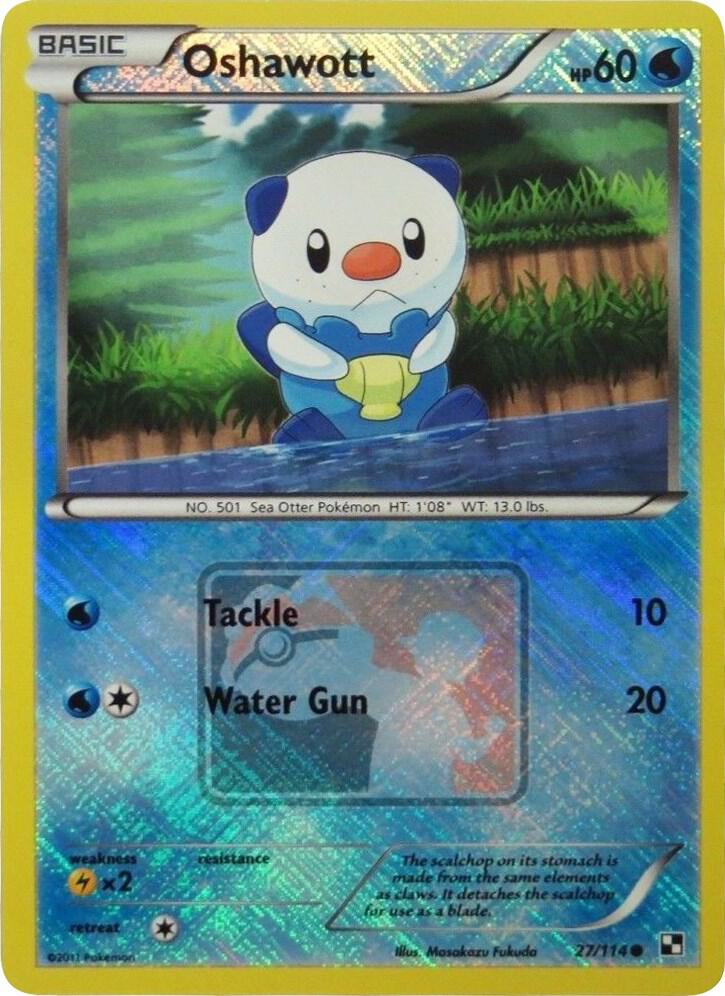 Oshawott - 27/114 (League Promo) 027/114 card from League & Championship Cards