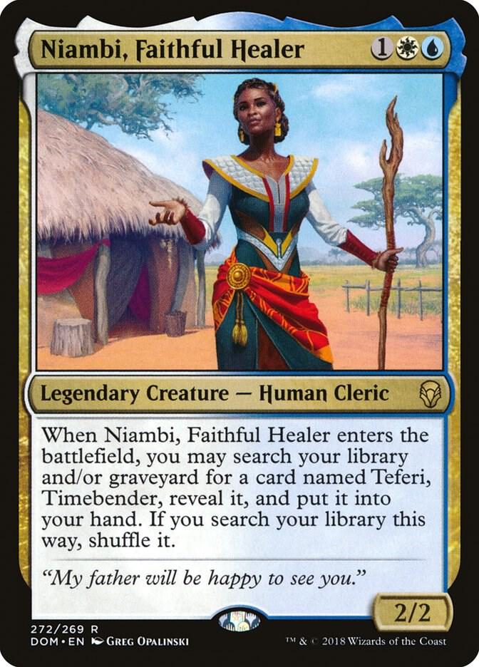 Niambi, Faithful Healer 272 card from Dominaria