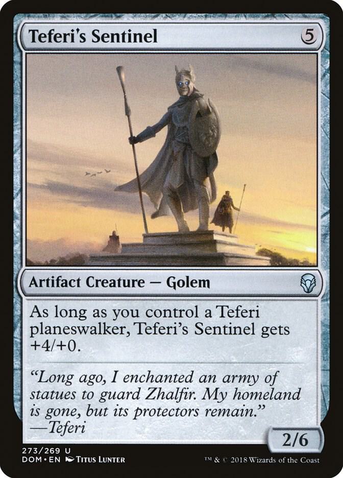 Teferi's Sentinel 273 card from Dominaria