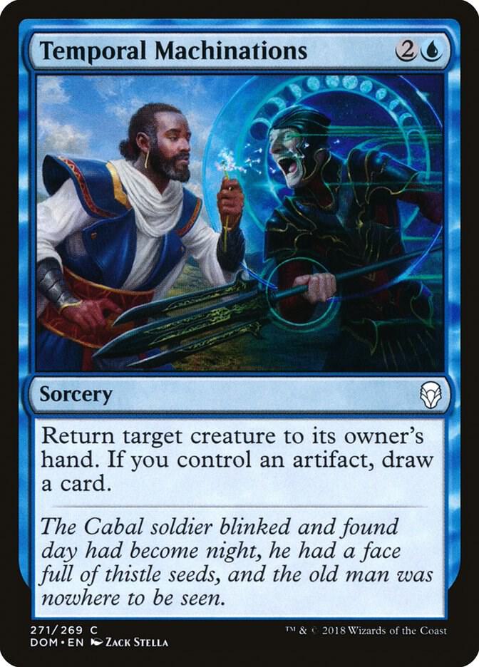 Temporal Machinations 271 card from Dominaria