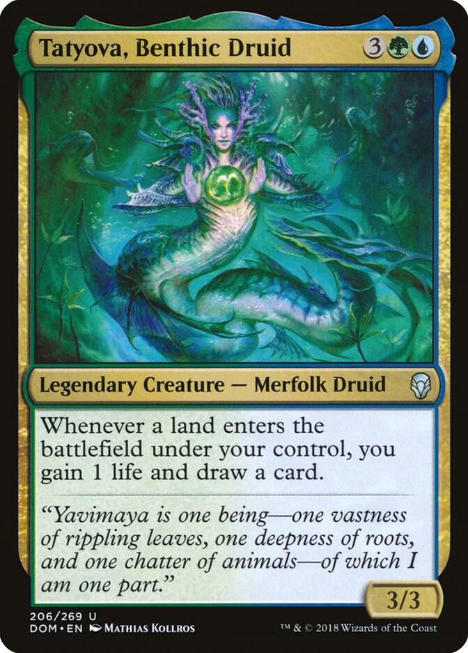 Tatyova, Benthic Druid 206 card from Dominaria