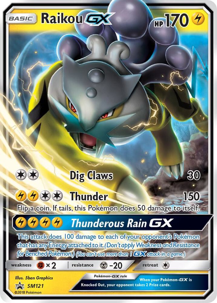Raikou GX SM121 card from SM Promos