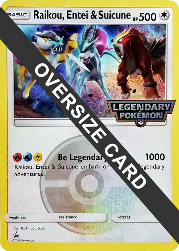 Raikou, Entei & Suicune card from Jumbo Cards