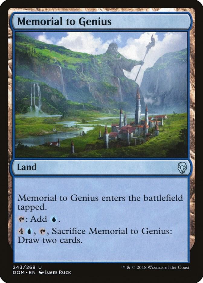 Memorial to Genius 243 card from Dominaria