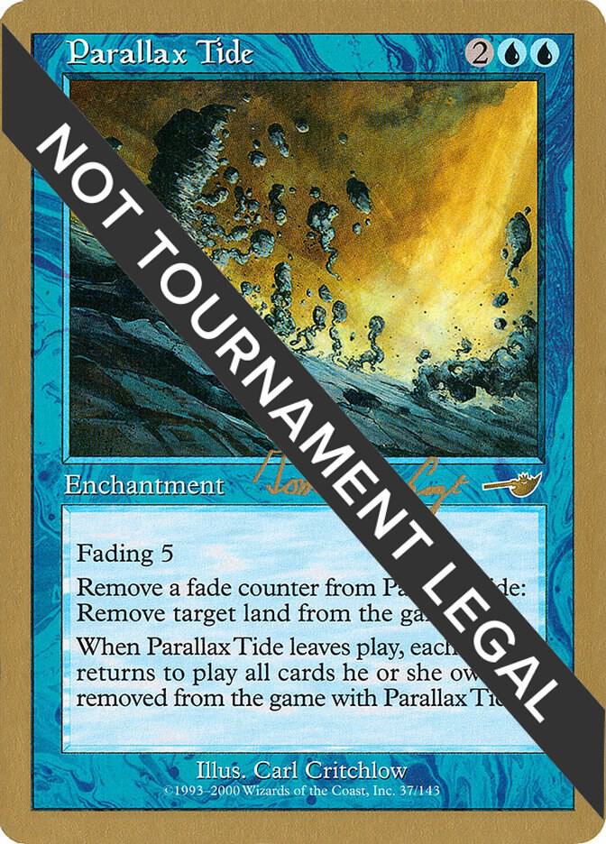 Parallax Tide - 2000 Tom van de Logt (NMS) card from World Championship Decks