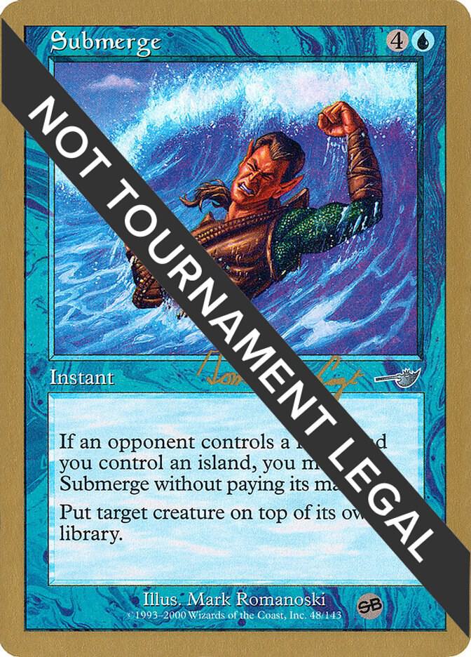 Submerge - 2000 Tom van de Logt (NMS) (SB) card from World Championship Decks