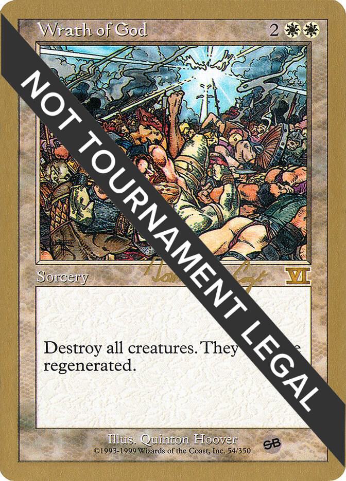 Wrath of God - 2000 Tom van de Logt (6ED) (SB) card from World Championship Decks