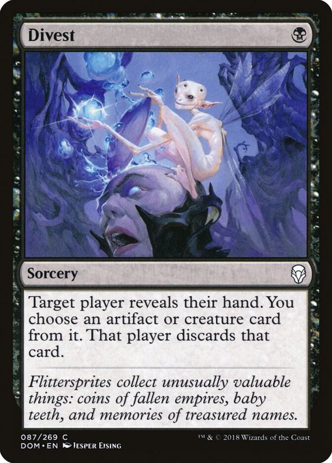 Divest 87 card from Dominaria