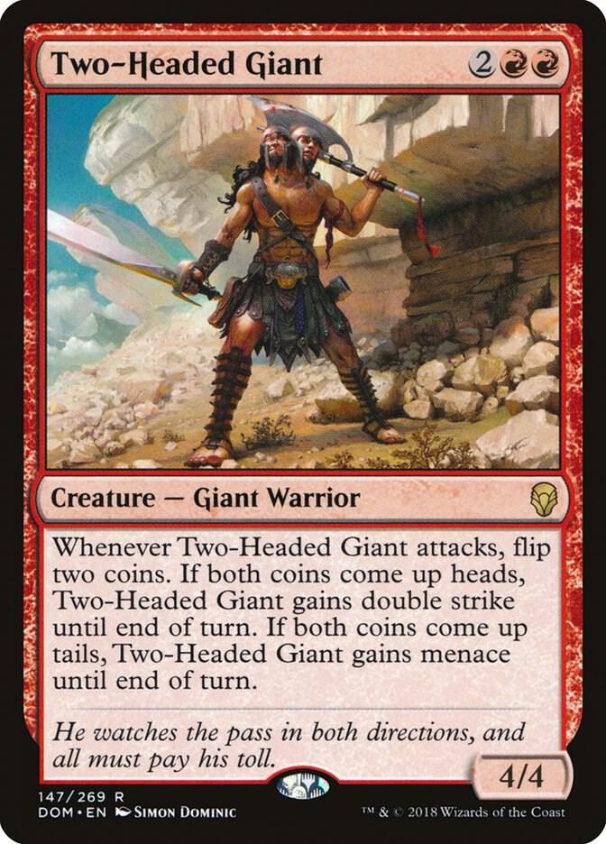 Two-Headed Giant 147 card from Dominaria