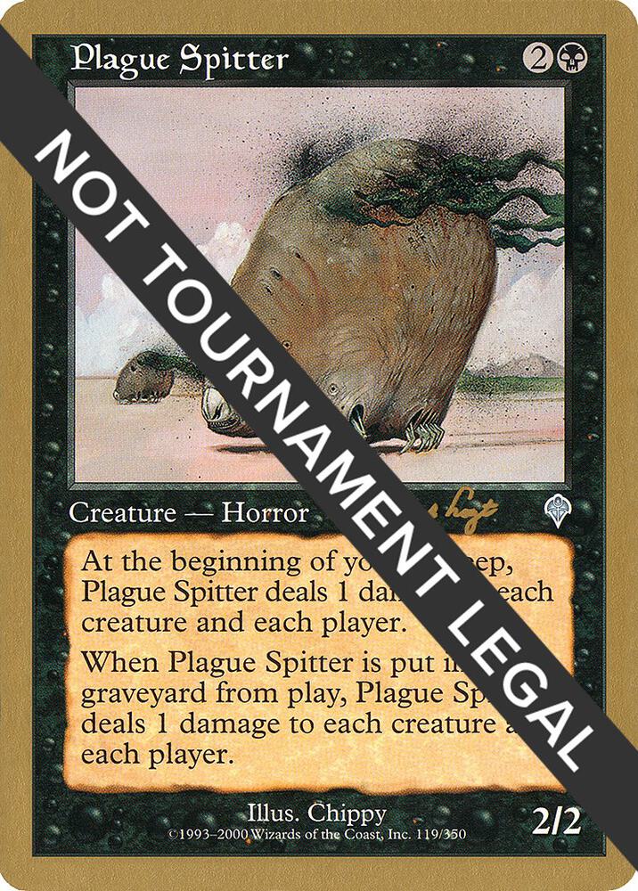 Plague Spitter - 2001 Tom van de Logt (INV) card from World Championship Decks