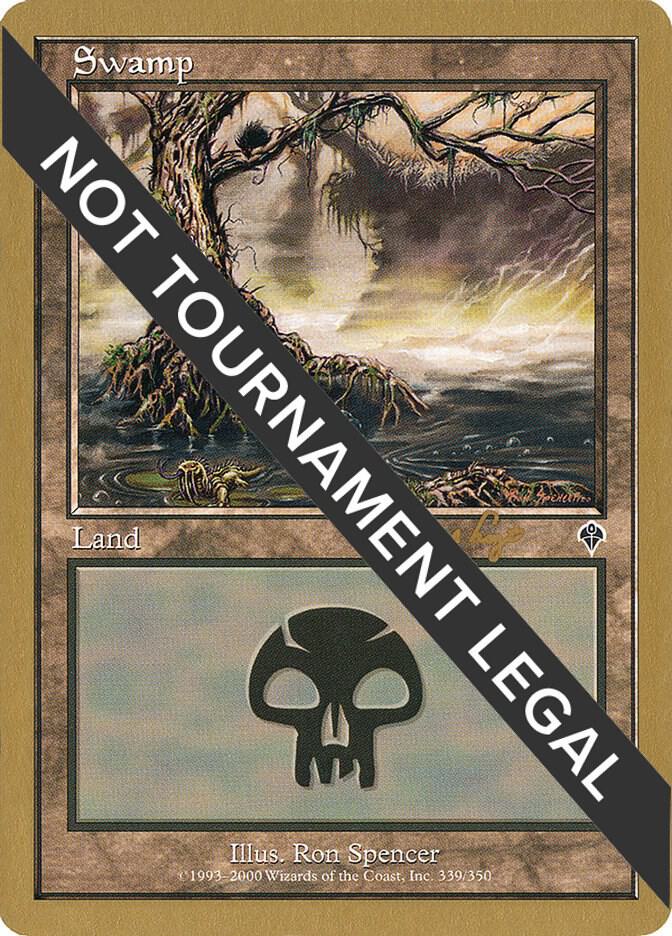 Swamp (339) - 2001 Tom van de Logt (INV) card from World Championship Decks
