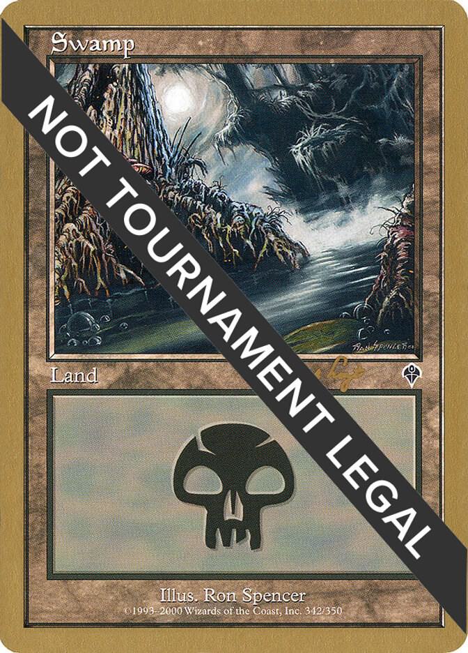 Swamp (342) - 2001 Tom van de Logt (INV) card from World Championship Decks