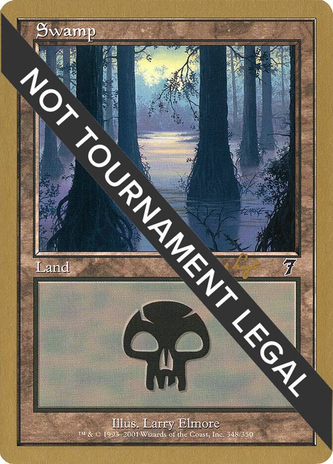 Swamp (348) - 2001 Tom van de Logt (7ED) card from World Championship Decks