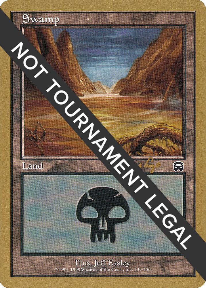 Swamp (339) - 2001 Tom van de Logt (MMQ) card from World Championship Decks