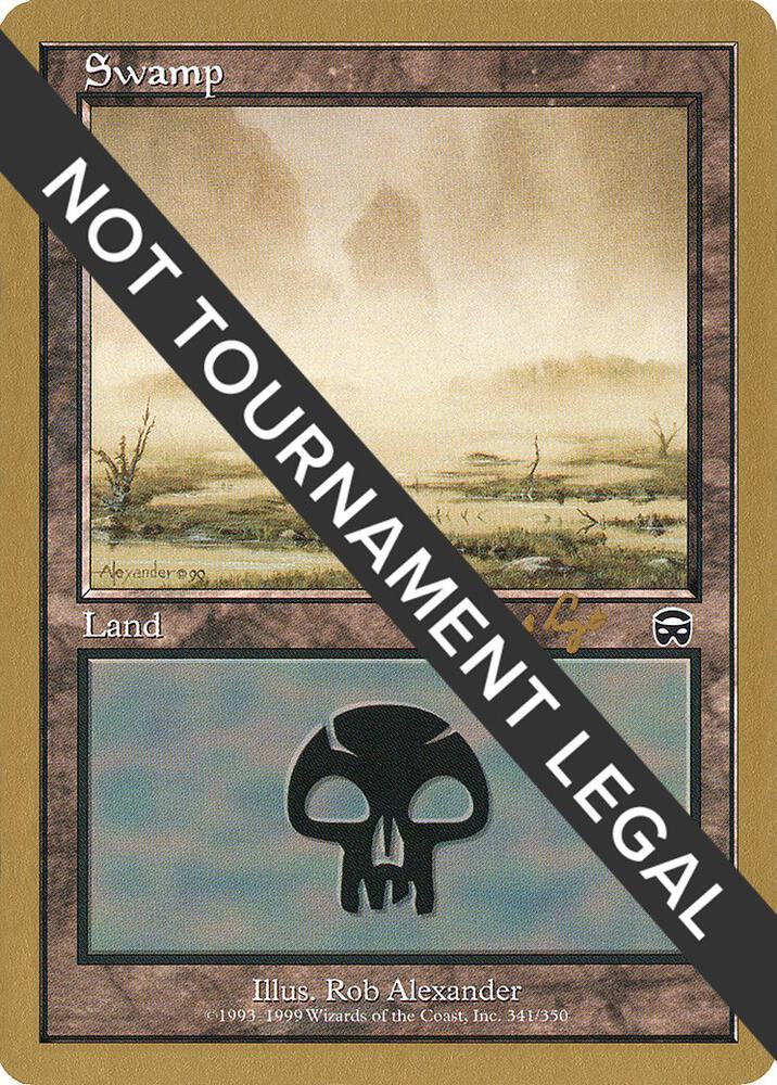 Swamp (341) - 2001 Tom van de Logt (MMQ) card from World Championship Decks