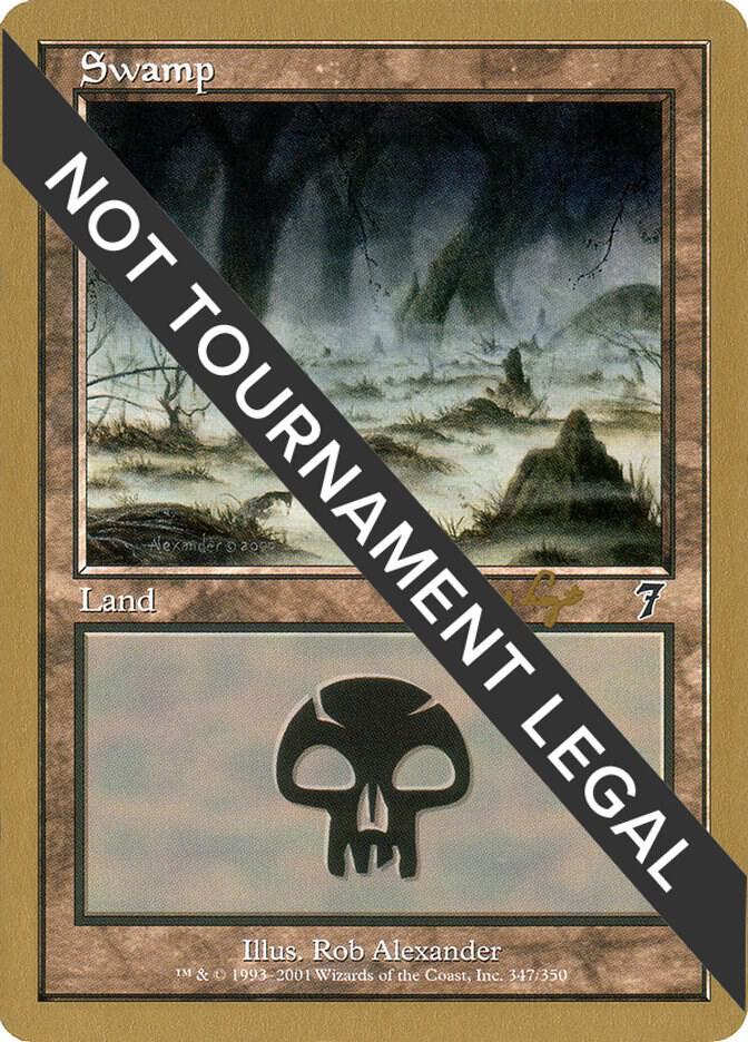 Swamp (347) - 2001 Tom van de Logt (7ED) card from World Championship Decks