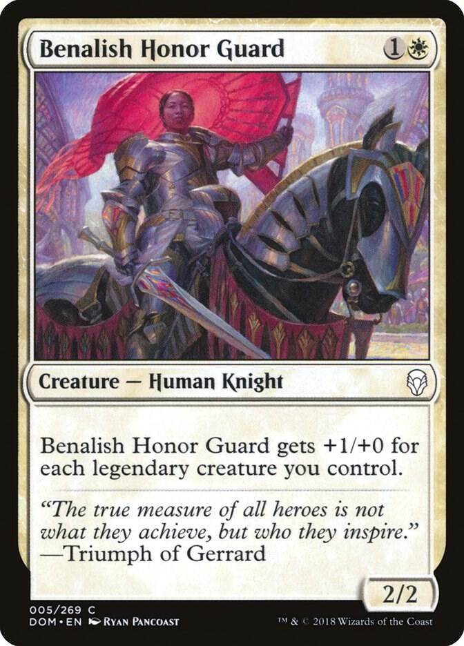 Benalish Honor Guard 5 card from Dominaria