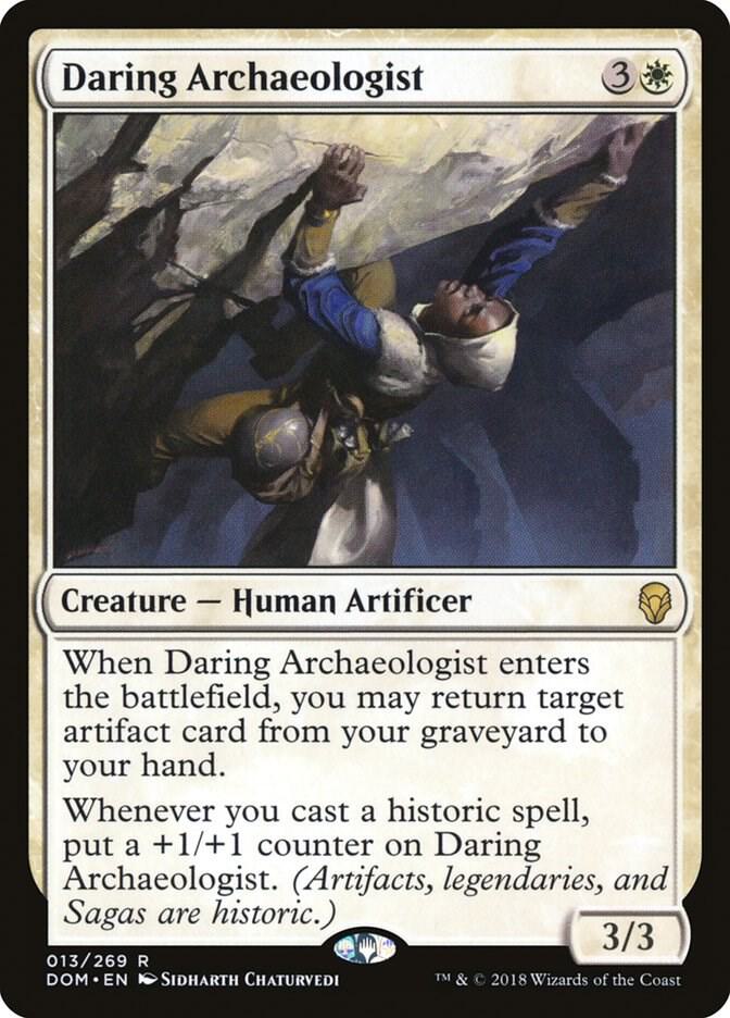 Daring Archaeologist 13 card from Dominaria