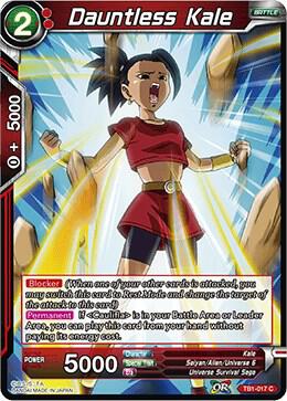 Dauntless Kale TB1-017 card from Tournament of Power
