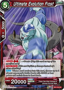 Ultimate Evolution Frost TB1-018 card from Tournament of Power