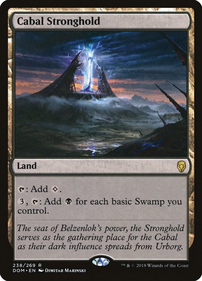 Cabal Stronghold 238 card from Dominaria