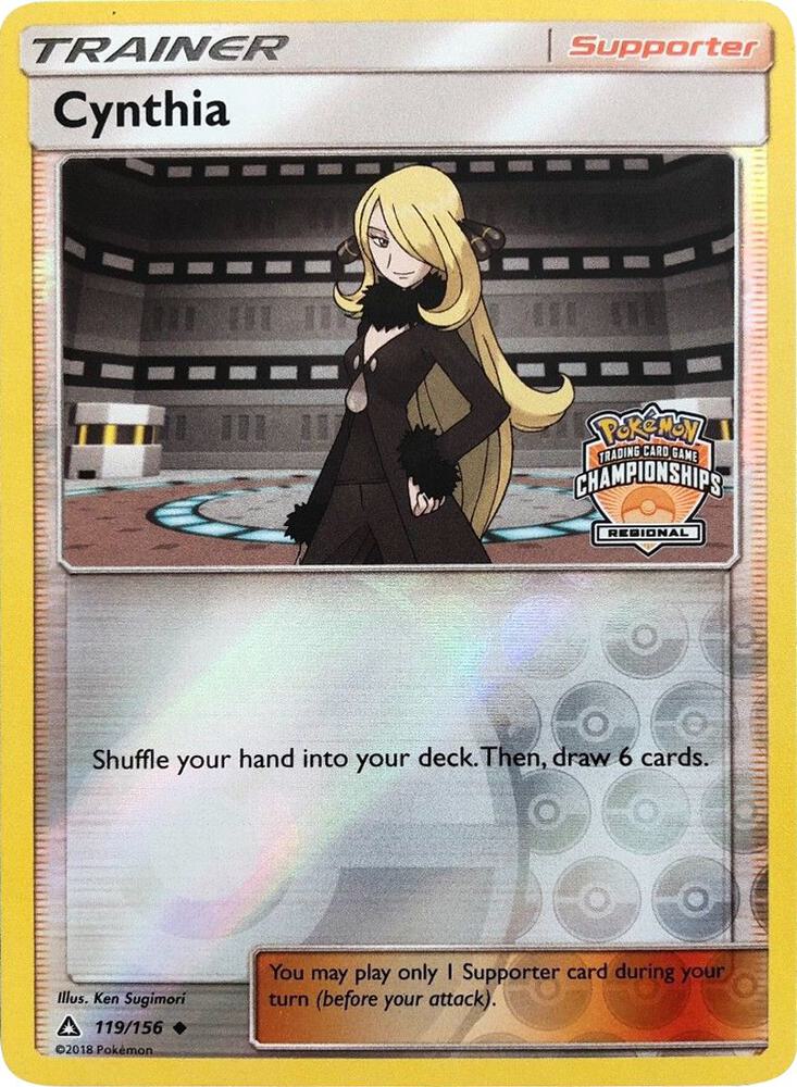 Cynthia (Regional Championships) 119/156 card from League & Championship Cards
