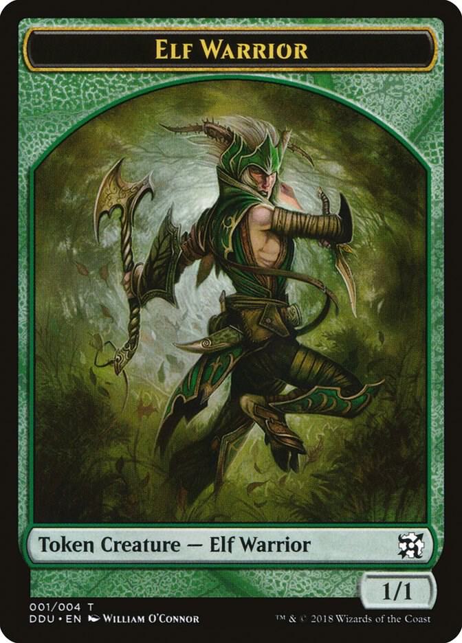 Elf Warrior Token 1 card from Duel Decks: Elves vs. Inventors