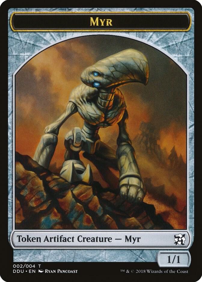 Myr Token 2 card from Duel Decks: Elves vs. Inventors