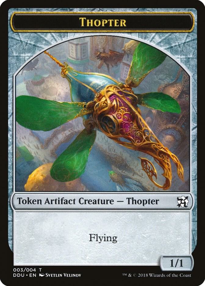 Thopter Token 3 card from Duel Decks: Elves vs. Inventors