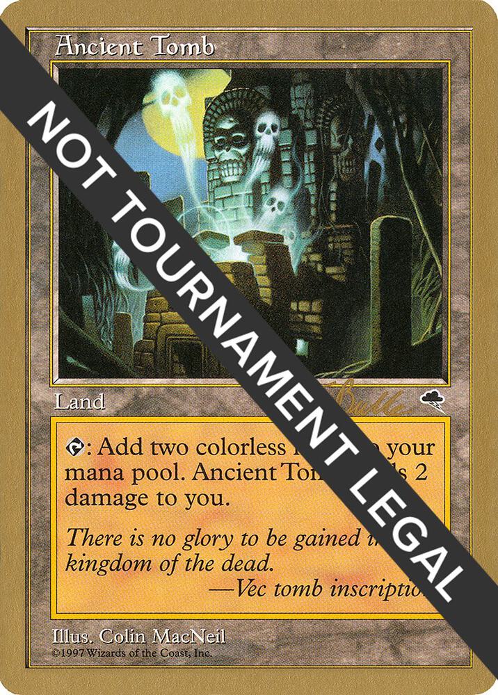 Ancient Tomb - 1999 Kai Budde (TMP) card from World Championship Decks