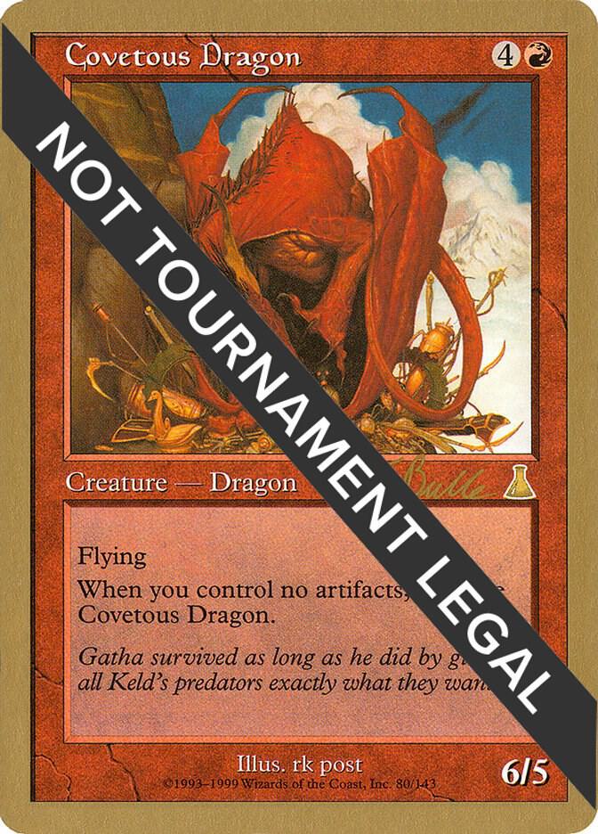Covetous Dragon - 1999 Kai Budde (UDS) card from World Championship Decks