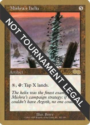 Mishra's Helix - 1999 Kai Budde (USG) card from World Championship Decks