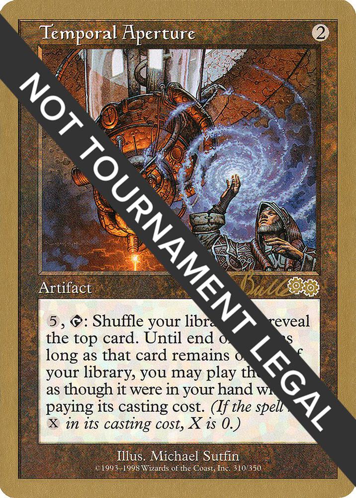 Temporal Aperture - 1999 Kai Budde (USG) card from World Championship Decks