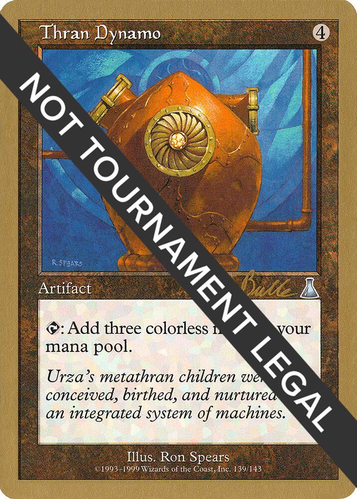 Thran Dynamo - 1999 Kai Budde (UDS) card from World Championship Decks