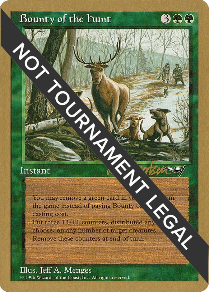Bounty of the Hunt - 1997 Svend Geertsen (ALL) (SB) card from World Championship Decks