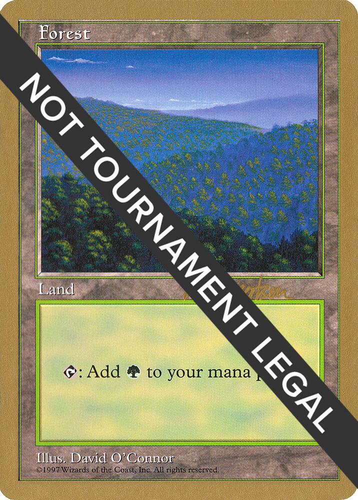 Forest (418) - 1997 Svend Geertsen (5ED) card from World Championship Decks