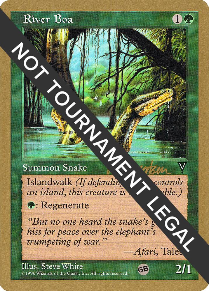 River Boa - 1997 Svend Geertsen (VIS) (SB) card from World Championship Decks