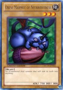 Obese Marmot of Nefariousness WCPP-EN003 card from World Championship 2010 Card Pack