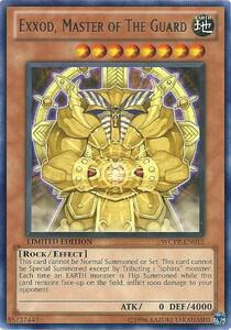 Exxod, Master of The Guard WCPP-EN015 card from World Championship 2010 Card Pack