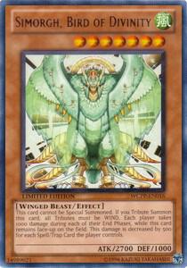 Simorgh, Bird of Divinity WCPP-EN016 card from World Championship 2010 Card Pack