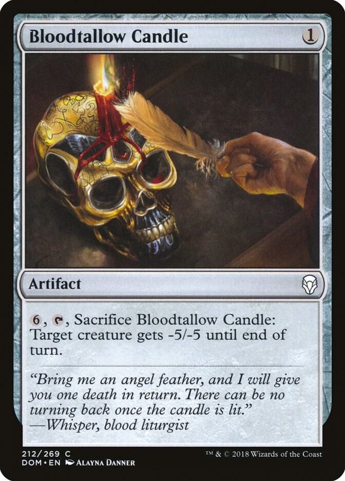 Bloodtallow Candle 212 card from Dominaria